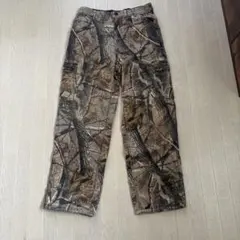 迷彩 コットンカーゴパンツ 調整可能