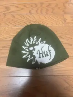 HUF ニット帽 ビーニー オリーブ 値下げ⭕️
