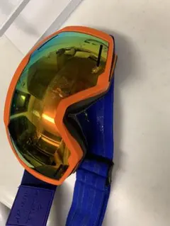 OAKLEY オークリー スノーゴーグル ミラーレンズ ブルー 収納袋付き