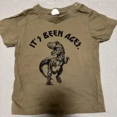 devirock 恐竜プリント Tシャツ 90-95cm