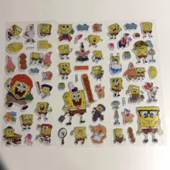 スポンジボブ♡スポボブ　ぷくぷくシール　立体シール　3枚セット