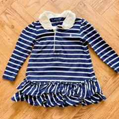 Ralph Lauren ストライプ ワンピース 80 ポロラルフローレン