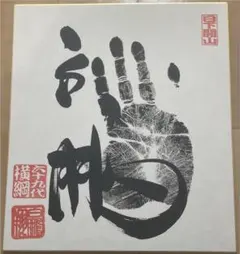 大相撲 第60代横綱 双羽黒関手形 落款入り - メルカリ