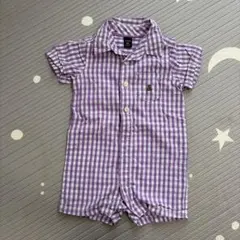 半袖ロンパース　前開き　70センチ