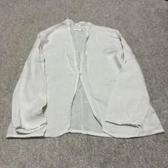 リネン ノーカラージャケットのサムネイル