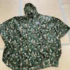 OUTDOOR 迷彩 ポンチョ