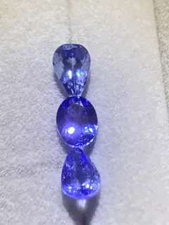 【大特価】タンザナイト ルース 3石セット 0.9ct 1.1ct 0.9ct