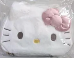 サンリオ　ハローキティ　ふわふわバニティポーチ