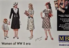 WW II 民間人女性4名/子供 1/35のサムネイル