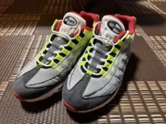 正規品Nike Air Max 95 グレー/レッド/イエロー