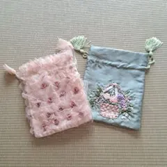 巾着ポーチ2点セット