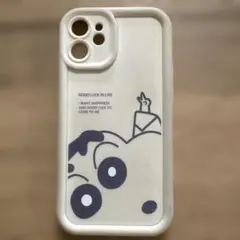【美品】iPhone12mini用ケース クレヨンしんちゃん デザイン