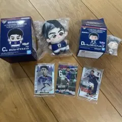 一番くじ サッカー日本代表 遠藤航 マスコット フィギュア カード
