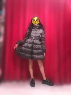 70％OFF【新同様・ストック品】add ベルト付きダウンコート／ダークグレー