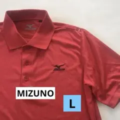 MIZUNO メンズ ポロシャツ Lレッドのサムネイル