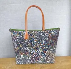 松竹梅⭐️着物バッグ〜和柄 しぶいろグリーン〜