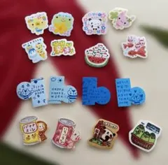 平成レトロ　フレークシール　女児文具　うさぎ　くま　カエル　パンダ　ファンシー