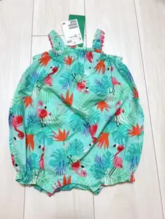 H&M フラミンゴ柄ロンパース サイズ70