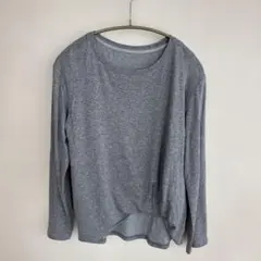 Gabardine K.T カットソー グレー 長袖 9号 レディース シンプル