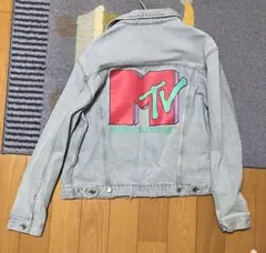 MTVデニムジャケット ライトブルー