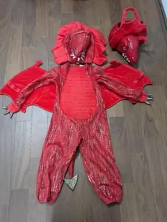 ドラゴン コスチューム レッド 100cm~ 恐竜