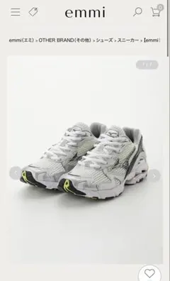 emmi別注　mizuno wave rider10 24.0cm 未使用品のサムネイル