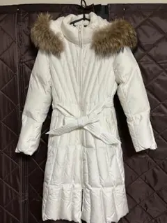 Chalet Blancフードファー付きダウンロングコート『✴︎お値下げします✴︎』