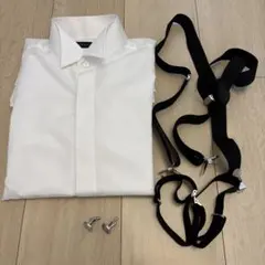 お値下げ！ 新郎小物シャツセット！シャツLサイズ ウエディング - メルカリ