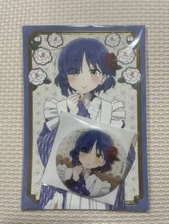 ぼっち・ざ・ろっく！ 山田リョウ 京まふ ポストカード グッズセット 山田リョウ 缶バッジ＆ポストカードセット 「ぼっ