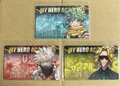 ヒロアカ バースデイコレクションカード 爆豪勝己 緑谷出久 オールマイト