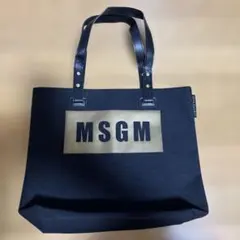 MSGM STYLE & EDIT トートバッグ ブラックのサムネイル