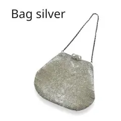 シルバー メタリック パーティーバッグ ミニバック　可愛い　結婚式　二次会
