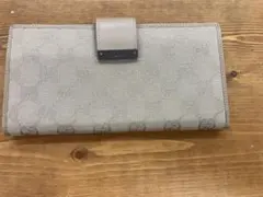 GUCCI グッチ GGキャンバス 長財布 ベージュ レザー レディースのサムネイル