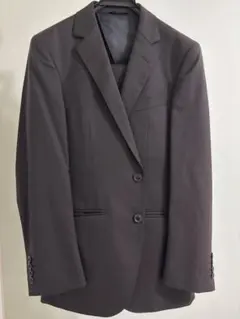 【新品未使用】 スーツ メンズ イギリス ダークブラウン ウール70%
