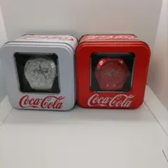 Coca-Cola 腕時計 2個セット 専用ケース付き