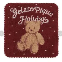 Gelato Pique テディベア タオルハンカチ　ラッピング済