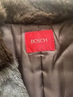 BOSCH ブラウン ラビットファー ジャケット コート アウター