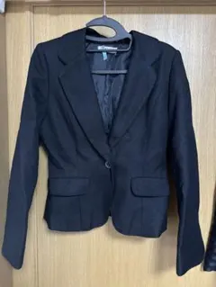 スーツ入学式などワンピースとブラックジャケットスカート3点セット