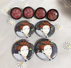 あんスタ　鬼龍紅郎  スタライ7th 缶バッジ、リングライト