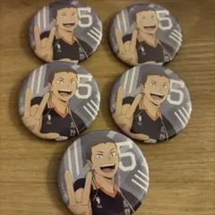 ハイキュー‼︎ みんなの背番号　田中　缶バッジ