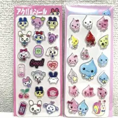 たまごっち　しずくちゃん　アクリルシール2枚セット