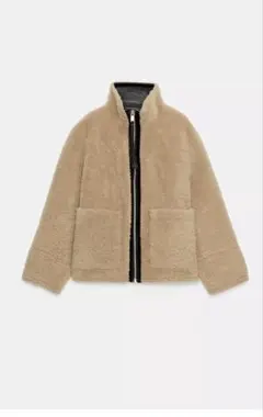 ZARA ZW COLLCTION ダブルフェイスボアジャケット テディーコート