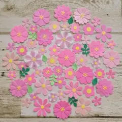 クラフトパンチ　花【ピンク】アルバムクラフト