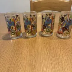 食器　グラス　コップ　ディズニー　4個セット