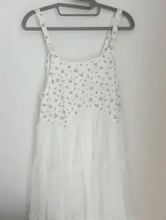 【美品】merry jenny petit flowerチュールキャミワンピース