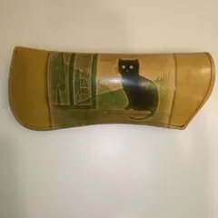 牛ヌメ皮革　眼鏡ケース　CATWALK　OIKAWA　及川浩　猫　ネコ　鎌倉 牛ヌメ皮革 眼鏡ケース CATWALK OIKAWA 及川浩 猫 ネコ 鎌倉 - メルカリ