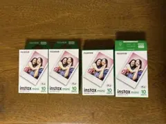 富士フイルム　instax mini チェキフィルム　10×4 40枚