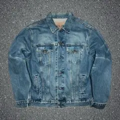 90s old gap denim jacket 3rd type 短丈 色落ち