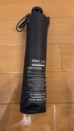 Wpc. IZA 折りたたみ傘 LIGHT & SLIM　ブラック