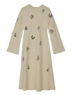 AMERI FLOWER EMBROIDERY DRESS